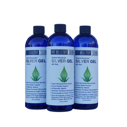 My Healthy Silver Gel with Aloe Plus Pack | 3 Bottles